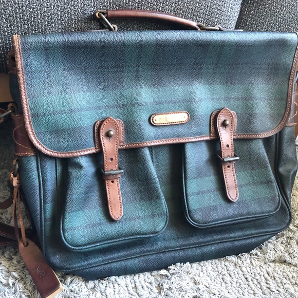 Vintage Polo Ralph Lauren leather brief bag - Picture 3 of 7
